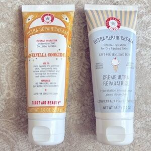 Brand New First Aid Beauty Intense Hydration Moisturizer Ultra Repair Cream Set